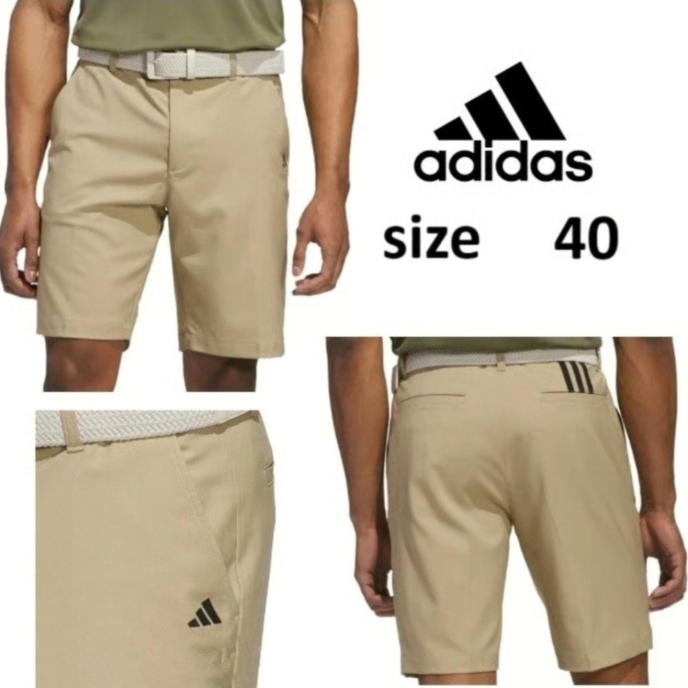 Adidas | Men's Golf Tan Athletic Shorts Size 40